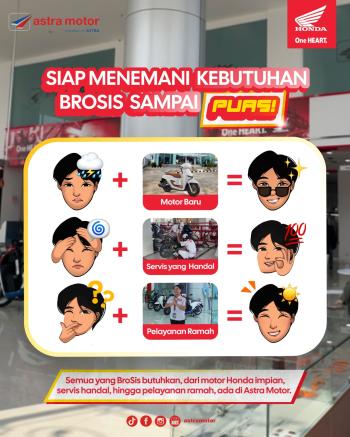 Siap Menemani Kebutuhan BroSis Sampai Puas, Astra Motor Natar Hadirkan Layanan Terbaik untuk Konsumen
